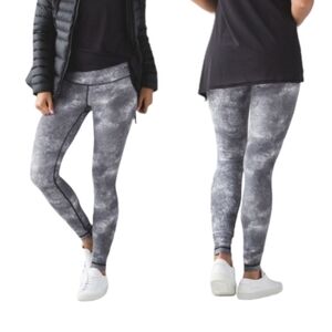 Lululemon wunder under zig zag chevron leggings